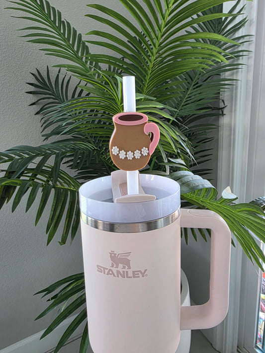 Cafecito Jaritos 3D Straw Toppers